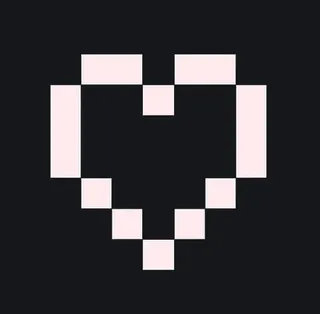 Heart white custom crosshair