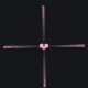Heart pink custom crosshair
