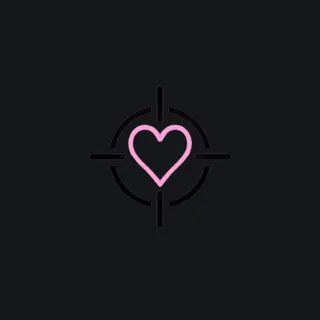 heart crosshair