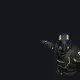 Helldiver pointing white custom crosshair