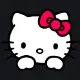 hello kitty white custom crosshair