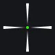high vis any aim white custom crosshair