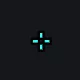 HObbit (Cloud9) cyan custom crosshair