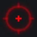 holo red custom crosshair