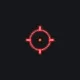 holographic red custom crosshair