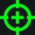 Holographic green custom crosshair