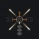 Holy Cross white custom crosshair