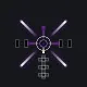 Holy Cross (Purple) white custom crosshair