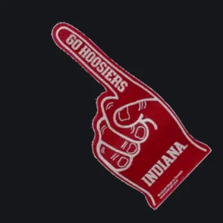 Hoosiers Foam Finger Cursor red custom crosshair