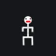 HUMAN white custom crosshair