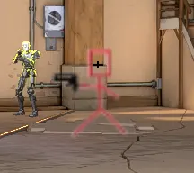 human body engineering crosshair