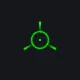 Hunt: Showdown - Tri Holo Green v3 green custom crosshair