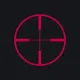 Huntress DBD pink custom crosshair