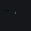 huntshowdonw green custom crosshair