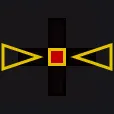 i made this crossair my fn user is hyp3rdayZz yellow custom crosshair