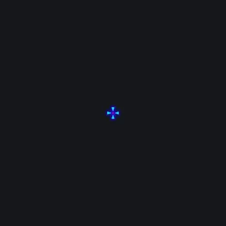 Icy Red Dot blue custom crosshair