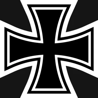 Iron Cross white custom crosshair