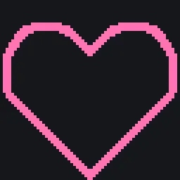 Just a pink heart pink animated custom crosshair