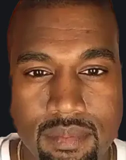 kanye meme face orange custom crosshair