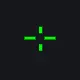 Kickz 2.0 green custom crosshair
