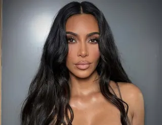 Kim Kardashian white custom crosshair