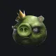 King Pig 4K Angry Birds green custom crosshair