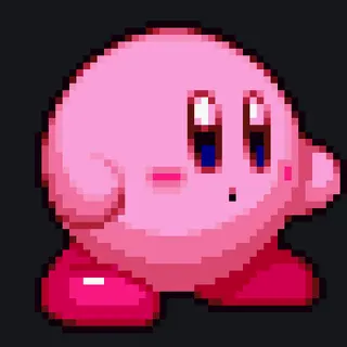 Kirby pink animated custom crosshair