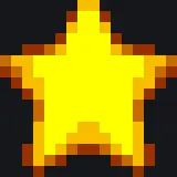 Kirby Super Star - Warp Star yellow animated custom crosshair