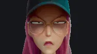 Kpop Demon Hunter animated custom crosshair