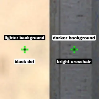 Light and Dark custom crosshair