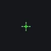 Light and dark green cross green custom crosshair