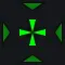 light and dark with shotgun outer green custom crosshair