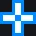Light Blue Outline + shape crosshair