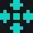 Lightblue Snowflake cyan custom crosshair