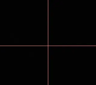 Line of Delineation black custom crosshair