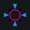 long distance/ near blue custom crosshair