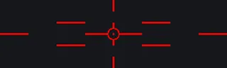 m1 abrams gunner sight red custom crosshair