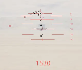 M1A2/M1A1 Abrams Squad white custom crosshair