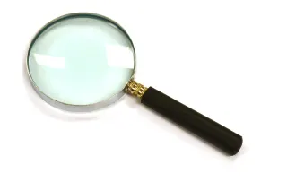 magnifying glass white custom crosshair