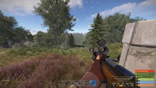 Main White Cross Crosshair Rust | v. 1.0
