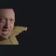 man pointing custom crosshair