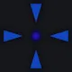 Marvel Rivals Blue/Green Shift blue custom crosshair