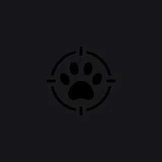 ♡ MEOW 200 ♡ black custom crosshair