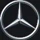 Mercedes-Benz white custom crosshair