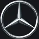 Mercedes-Benz white custom crosshair