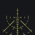 MiG-21BIS Gunsight (designer ver.) yellow custom crosshair