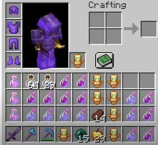 Minecraft battleroyal white custom crosshair