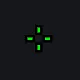 mini black custom crosshair