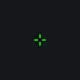 mini green custom crosshair