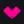 mini heart pink custom crosshair